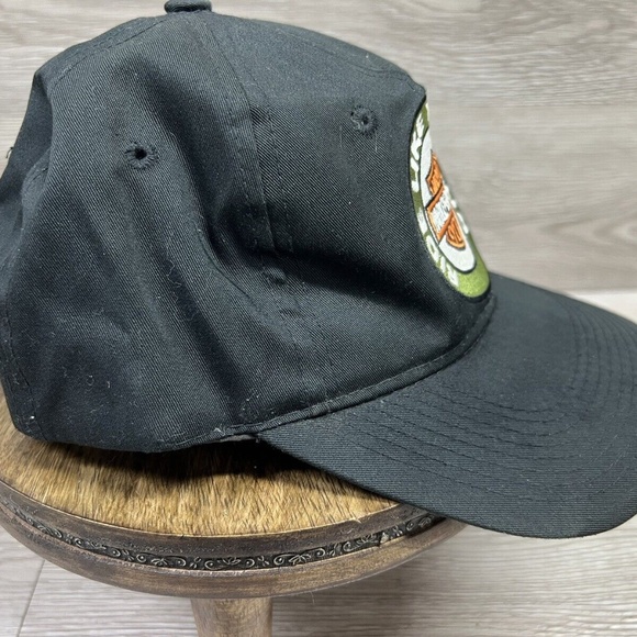 Harley Davidson Logo Ride Like The Wind American Needle Black Hat Cap Vintage - Picture 3 of 12